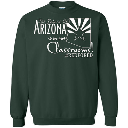 Arizona Teacher Tshirt The Future Of Arizona Is In Our Classrooms Forest Green