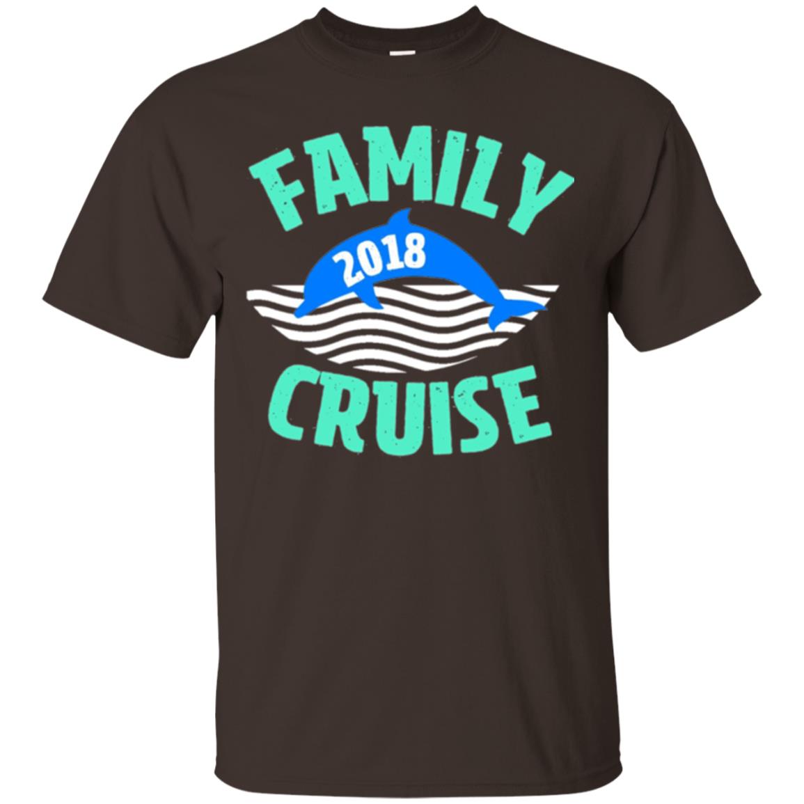 Family T-shirt Cruise Vacation 2018 Dark Chocolate