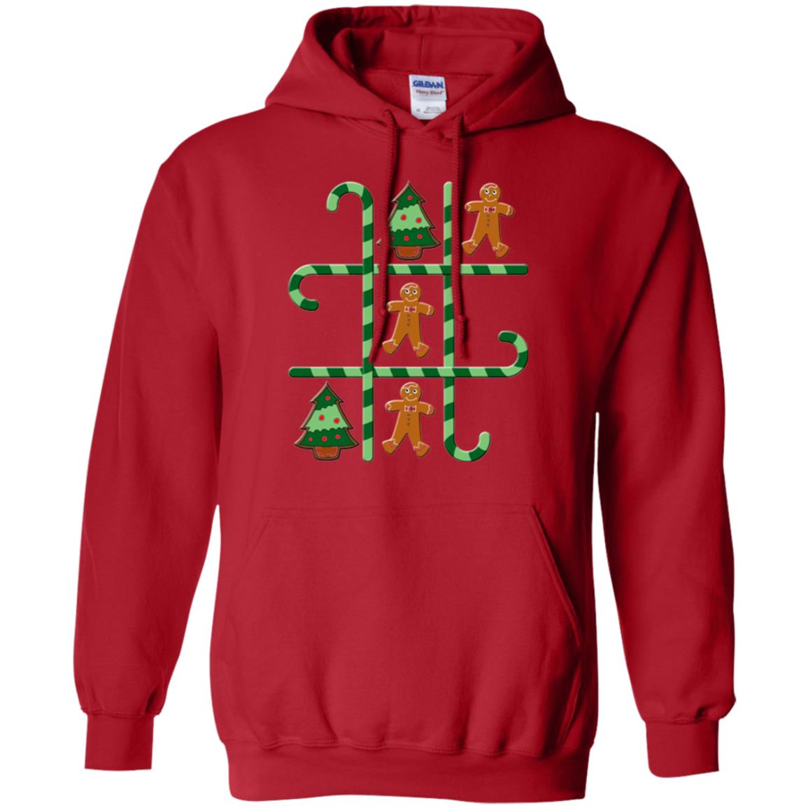 Christmas T-shirt Tic Tac Toe Board Game Red