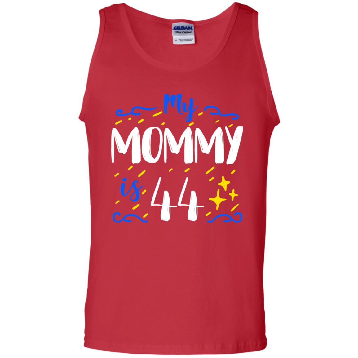 My Mommy Is 44 44th Birthday Mommy Shirt For Sons Or Daughters Red