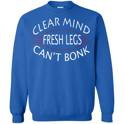 Clear Mind Fresh Legs Can't Bonk Marathon Running Shirt Royal