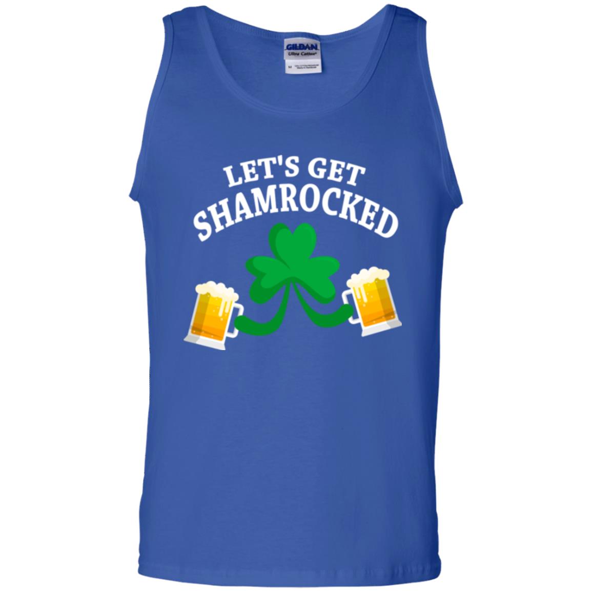 Patrick_s Day T-shirt Let_s Get Shamrocked Royal