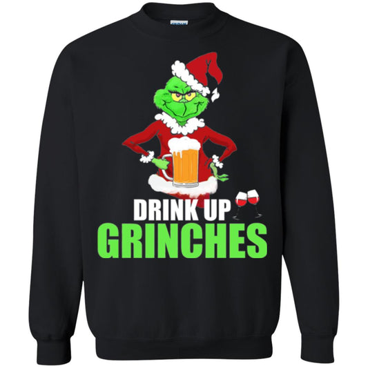 Christmas T-shirt Drink Up Grinches Black