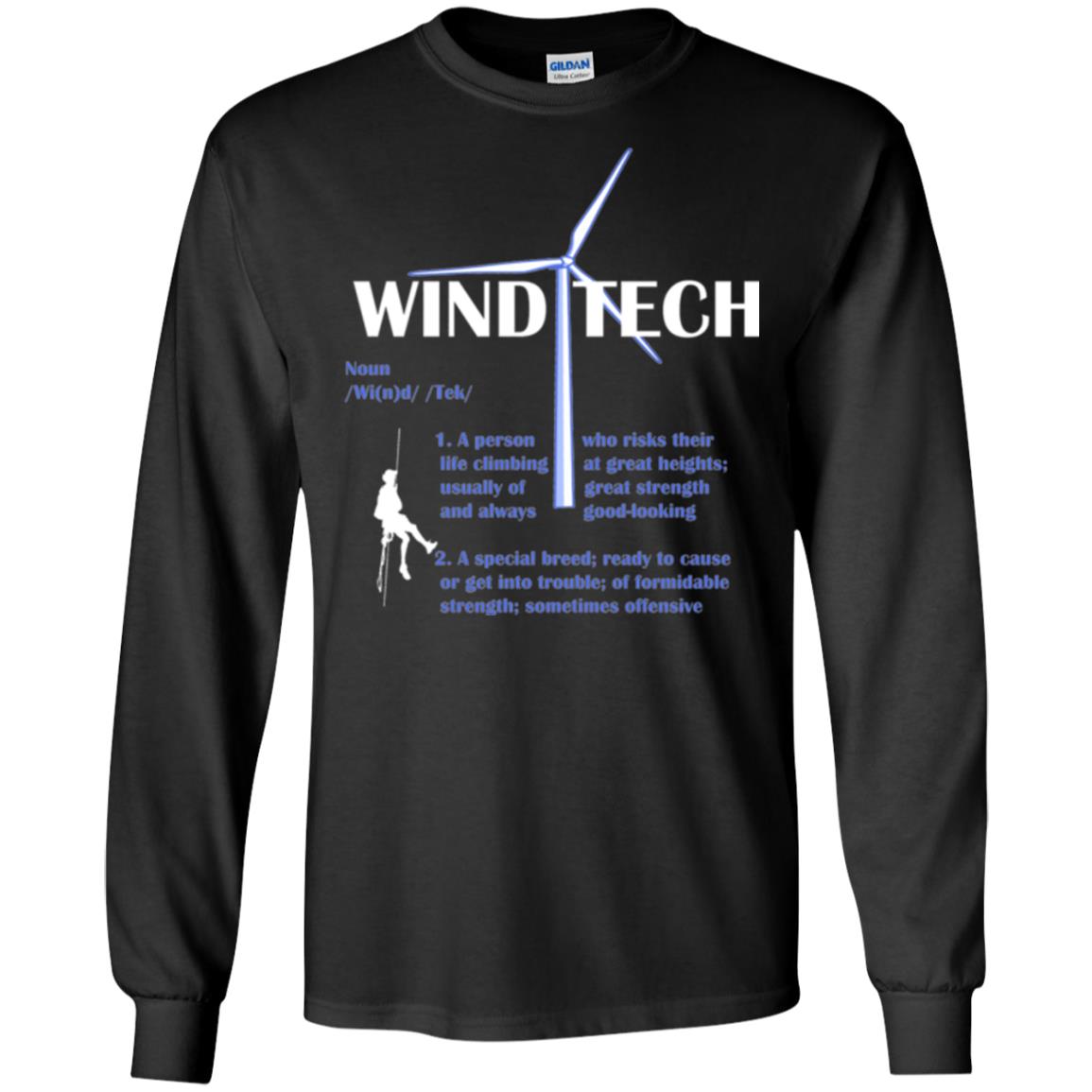 Wind Tech Definition T-shirt Black