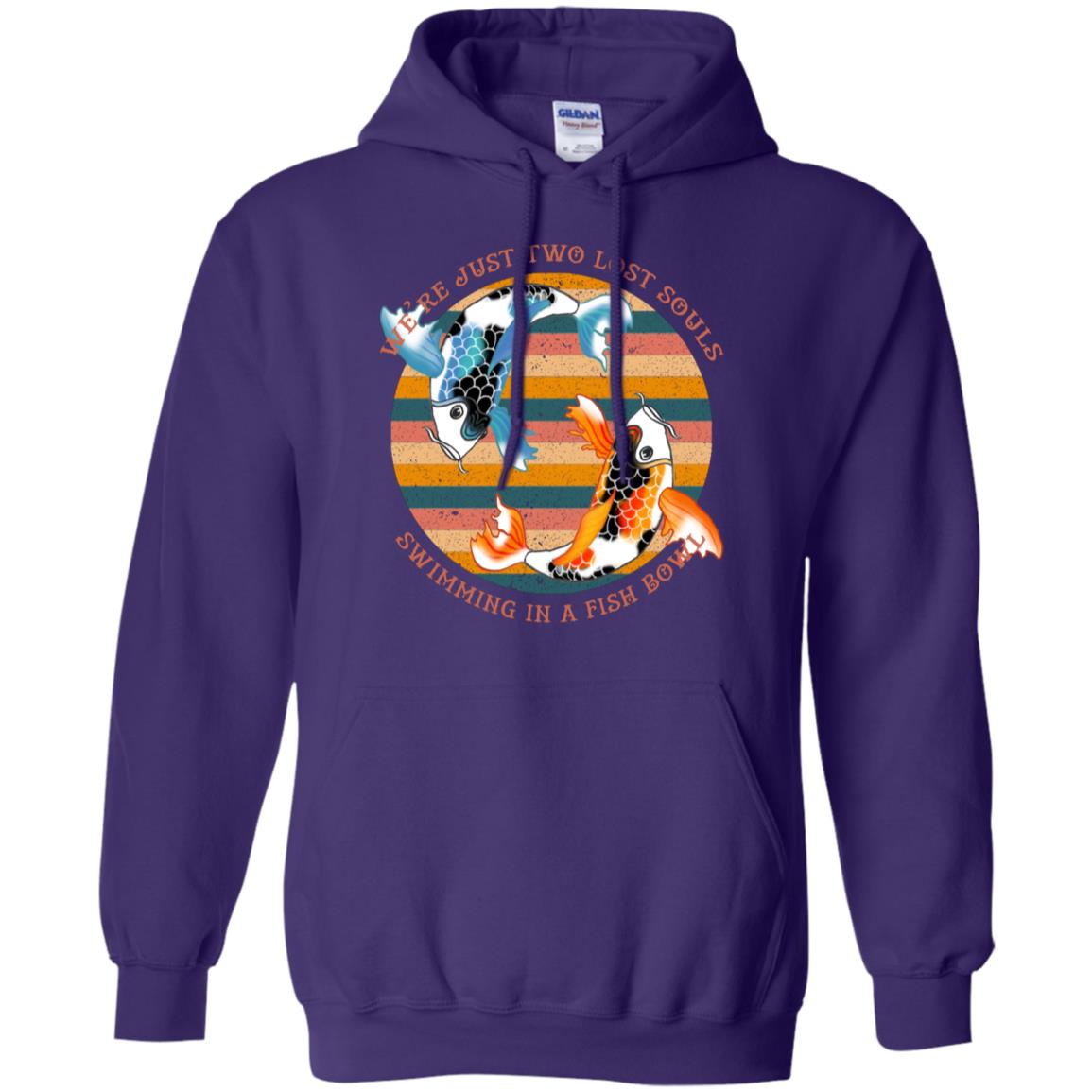 We Are Just Two Lost Souls Swimming In A Fish Bowl Shirt Purple