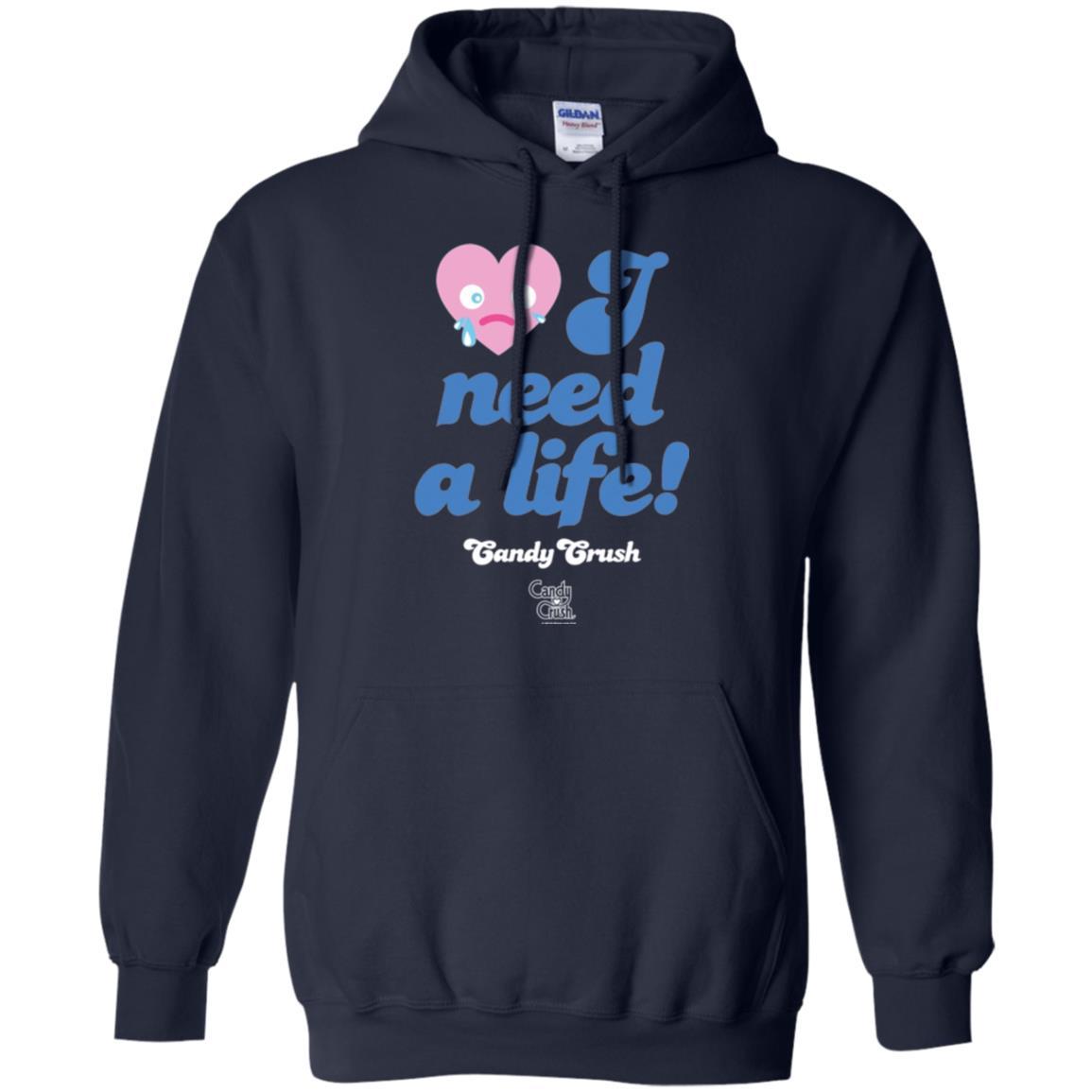 Gamer T-shirt I Need A Life T-shirt Navy