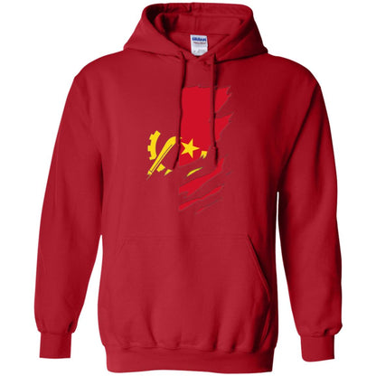 Super Angola Flag T-shirt Red