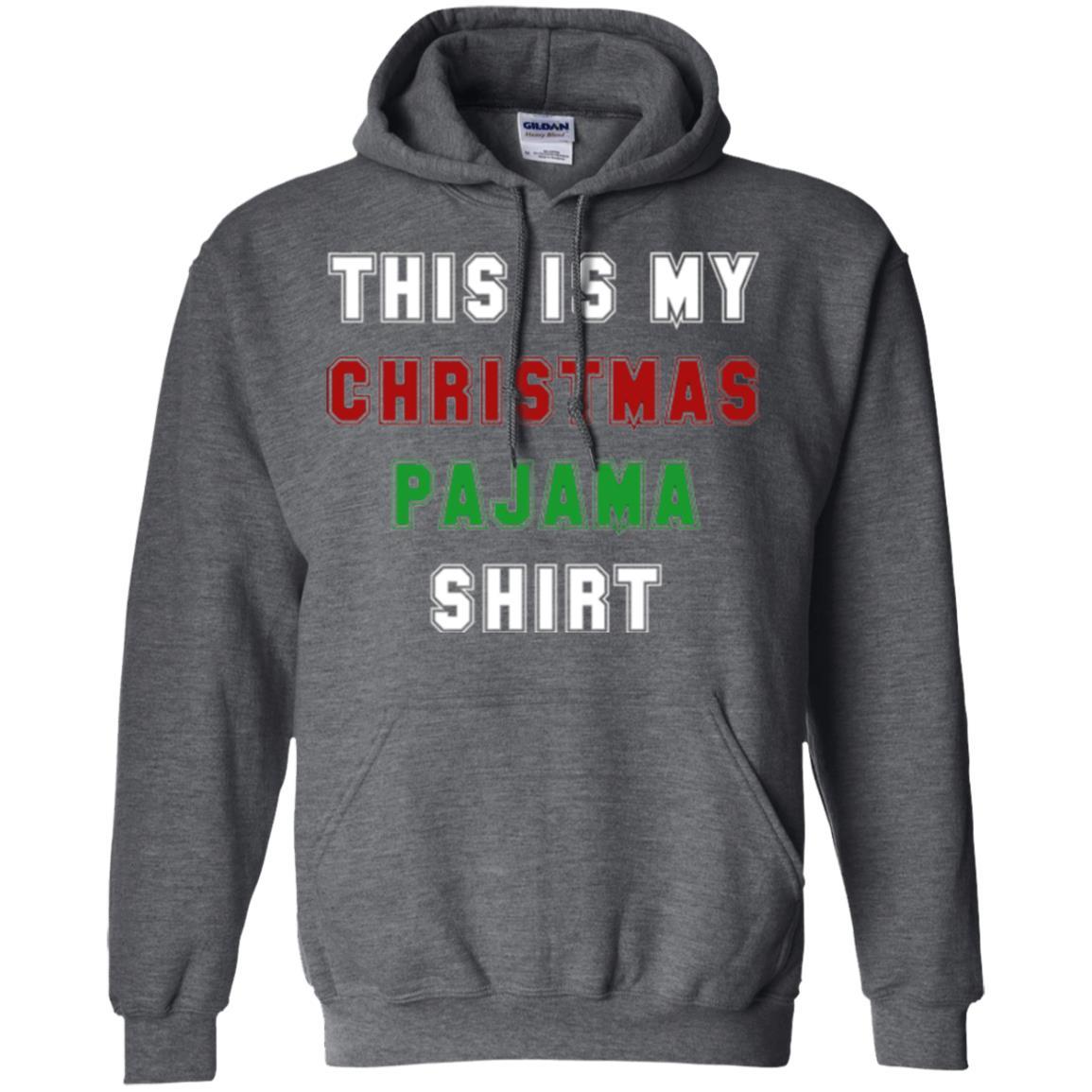 Christmas T-shirt This Is My Christmas Pajama Dark Heather