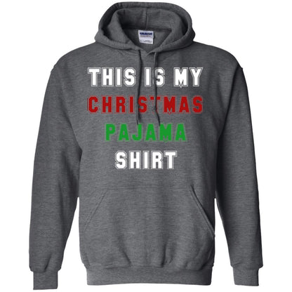 Christmas T-shirt This Is My Christmas Pajama Dark Heather