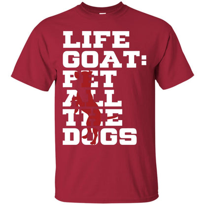Life Goal Pet All The Dogs Shirt For Dogs Lover Cardinal