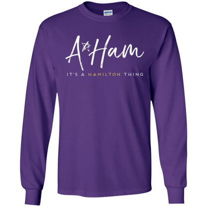 Alexander T-shirt A.ham It's A Hamilton Thing Purple