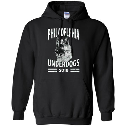 Dog Lover T-shirt Philadelphia Underdogs 2018 T-shirt Black