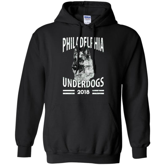 Dog Lover T-shirt Philadelphia Underdogs 2018 T-shirt Black