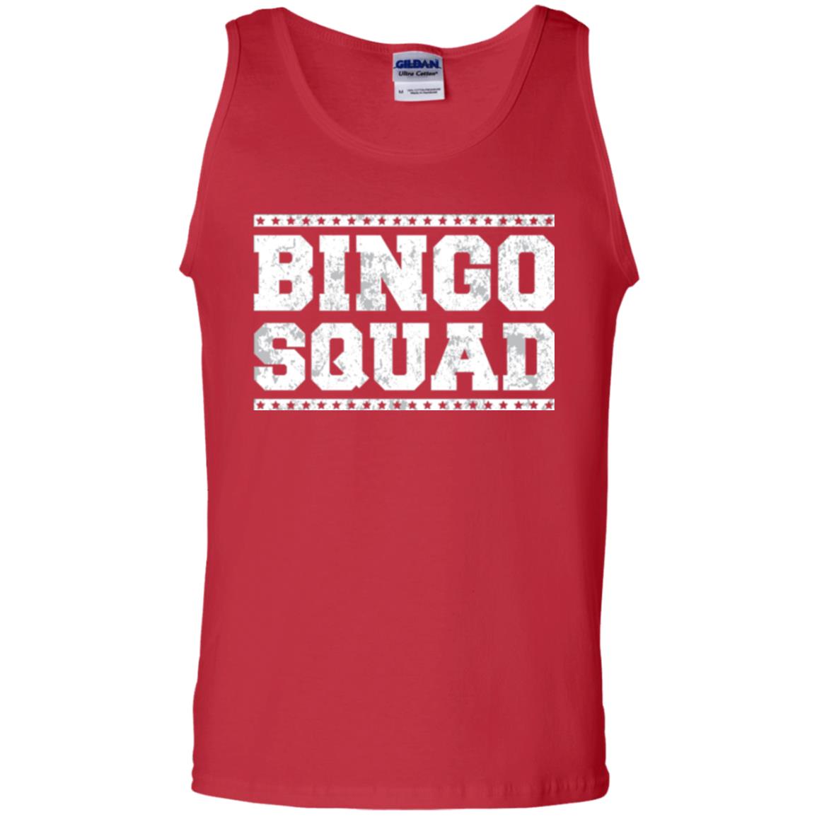 Bingo Squad Distressed Style Lucky Player T-shirt Red