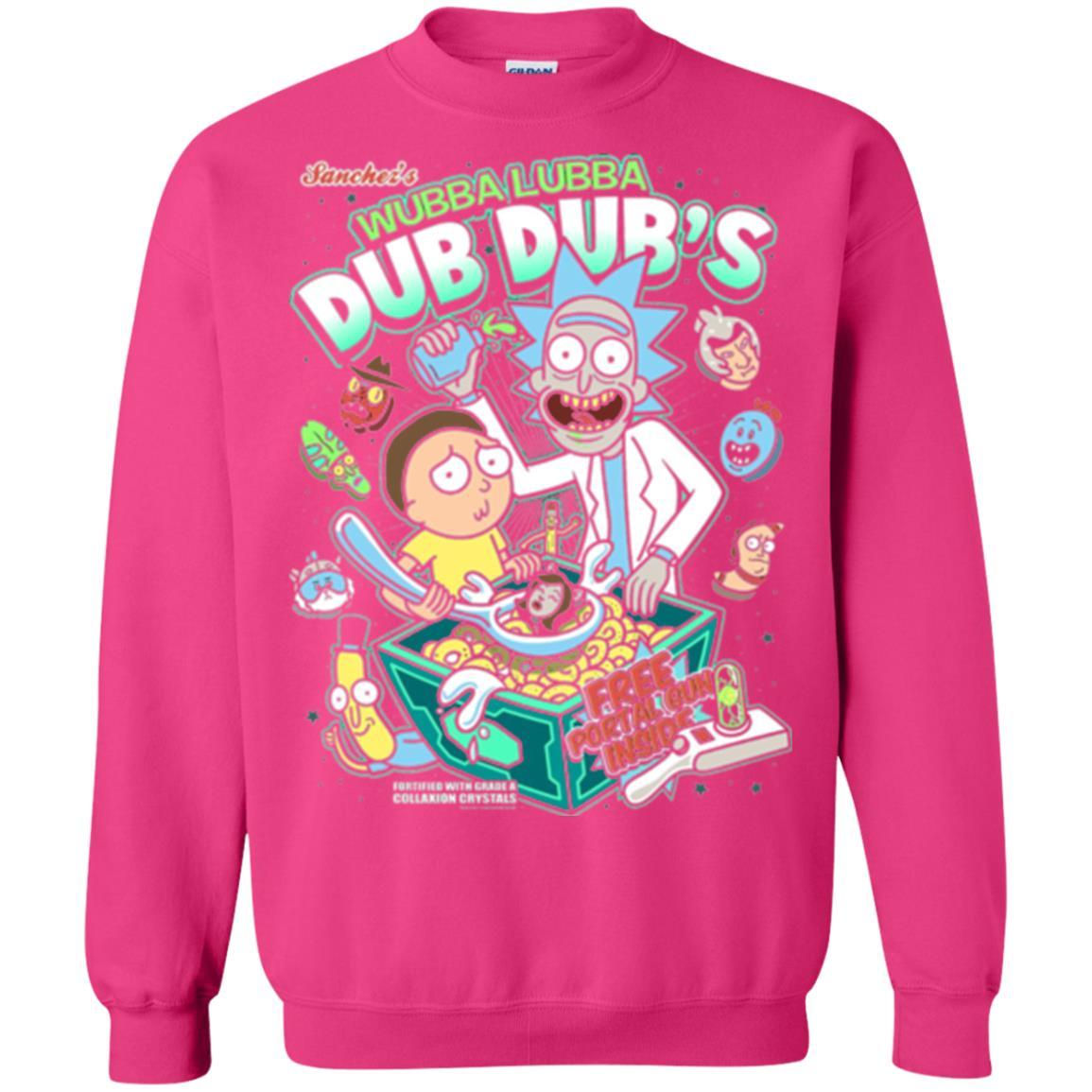 Rick Morty T-shirt Wubba Luba Dub Dub's Cereal