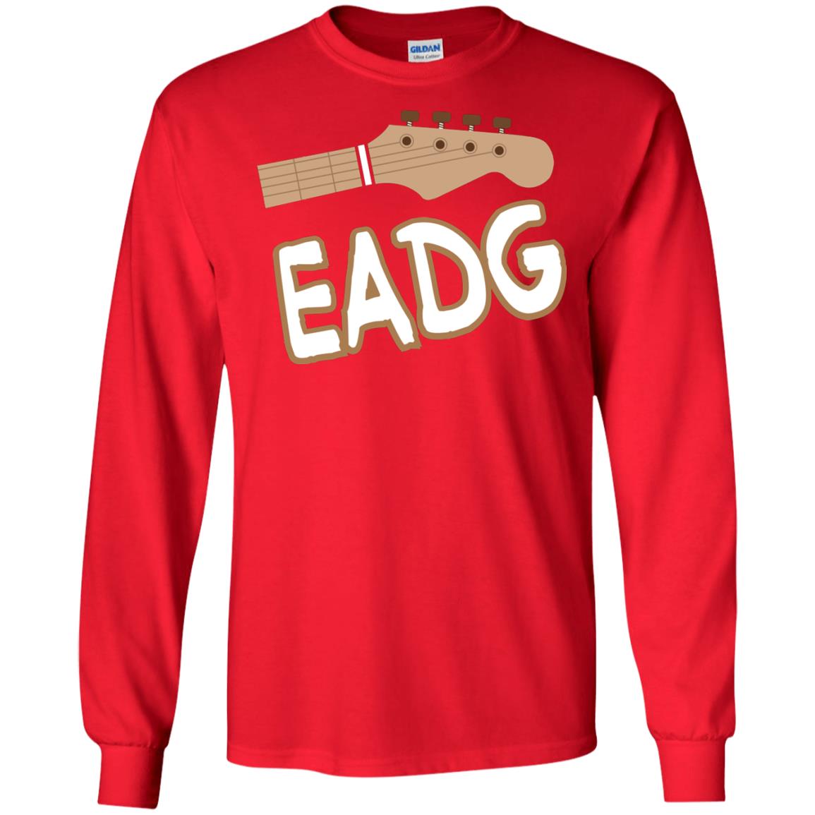 Eadg Bass Tuning Lover Shirt Red