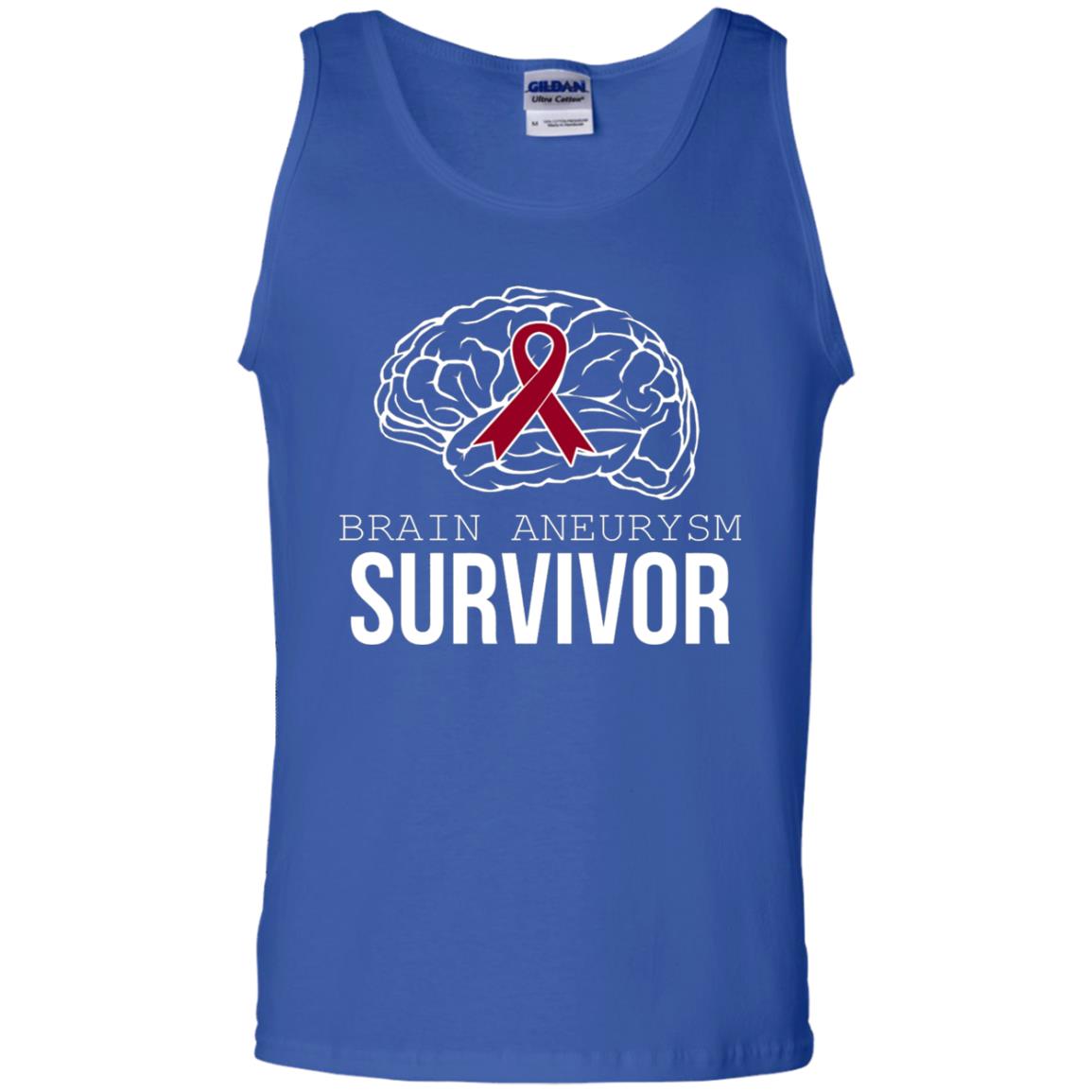 Brain Aneurysm Survivor T-shirt Royal