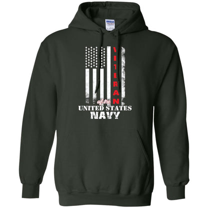 Armed Forces Us Navy Vintage Veteran T-shirt Forest Green