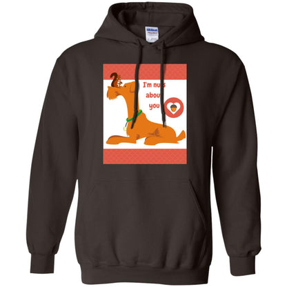 I_m Nuts About You T-shirt Dark Chocolate