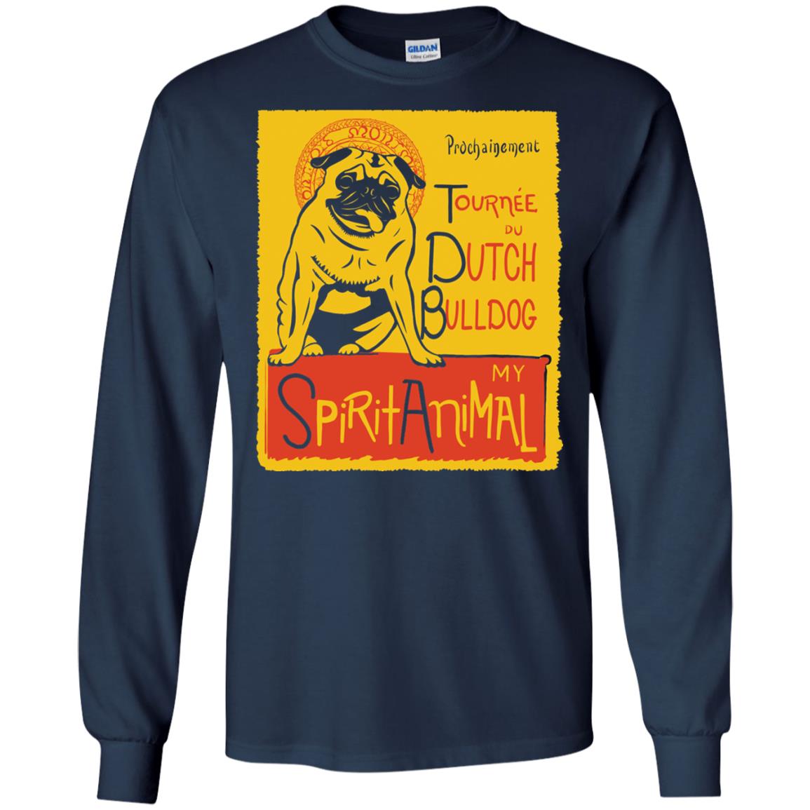 Dutch Bulldog My Spirit Animal T-shirt Navy