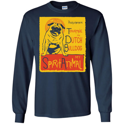Dutch Bulldog My Spirit Animal T-shirt Navy