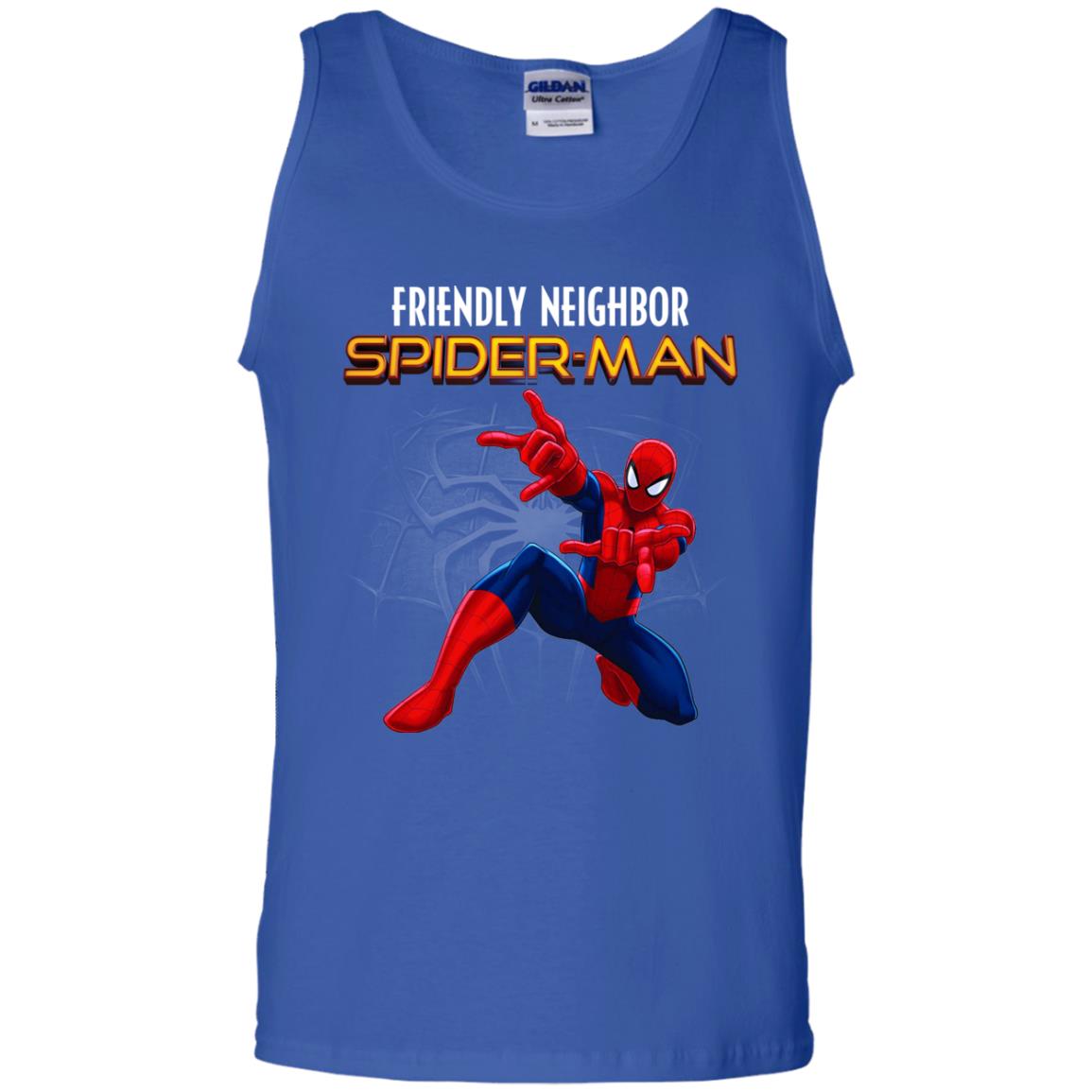 Friendly Neighbor Spider Man Movie Fan T-shirt Royal
