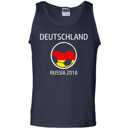 Deutschland Team Russia 2018 Soccer Fan T-shirt Navy
