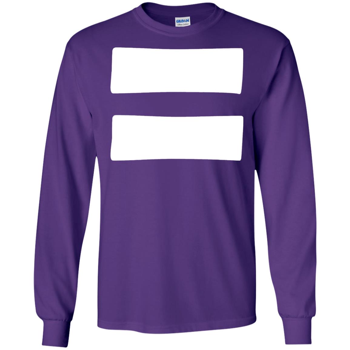 Equals Sign T-shirt Equality Symbol Feminism Purple