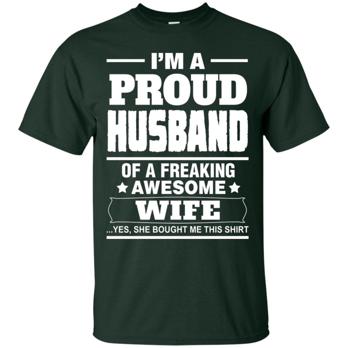 I Am A Proud Husband Shirt Forest