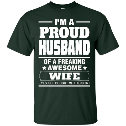 I Am A Proud Husband Shirt Forest