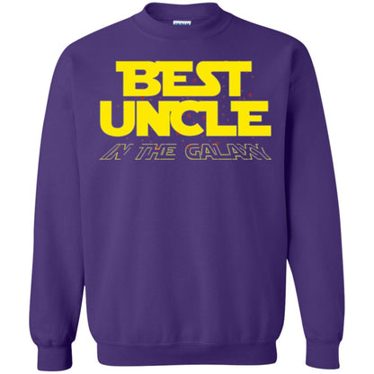 Uncle T-shirt Best Uncle In The Galaxy Purple