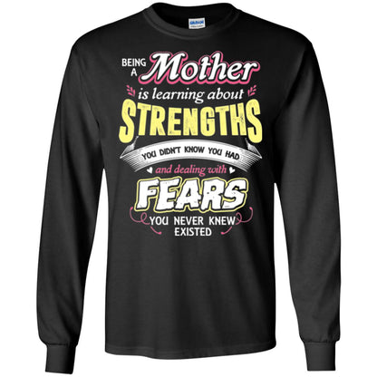 Being A Mom Means Mommy T-shirt Black