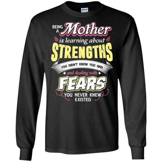 Being A Mom Means Mommy T-shirt Black