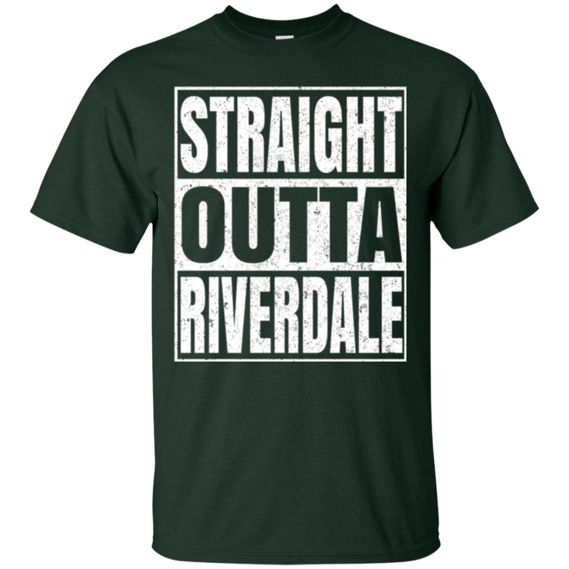 United States T-shirt Straight Outta Riverdale Forest Green