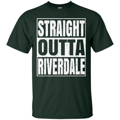 United States T-shirt Straight Outta Riverdale Forest Green