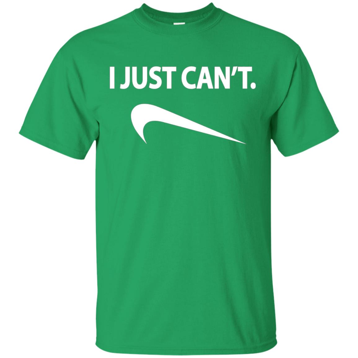 Funny I Just Cant Shirt Irish Green