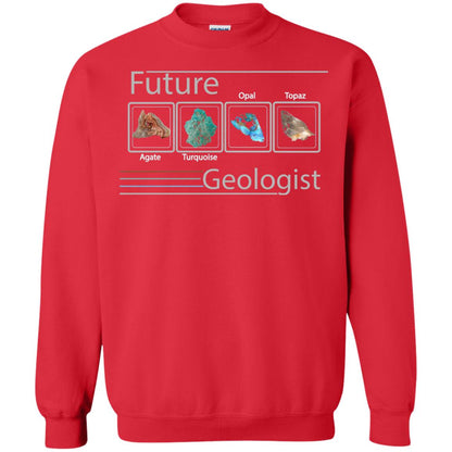 Future Geologist T-shirt Color Rocks Red