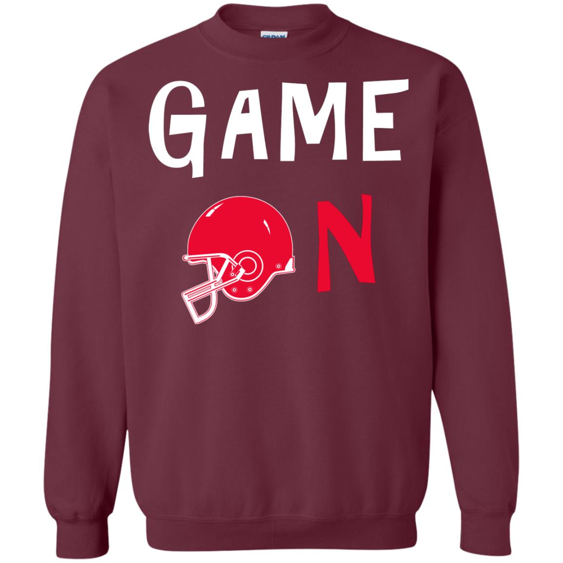 Football Lover T-shirt Game On Maroon