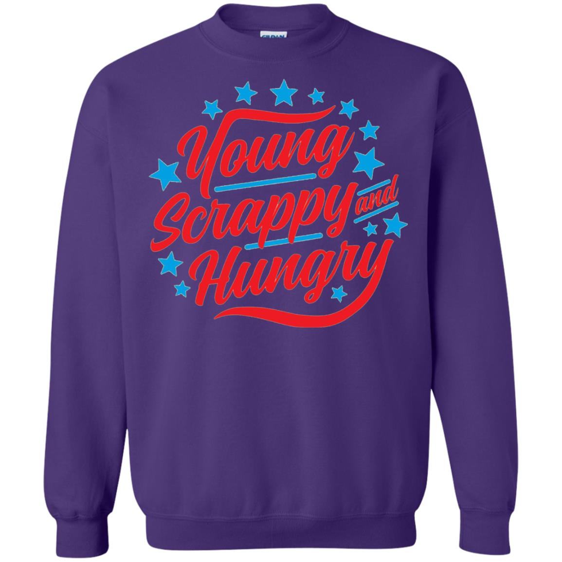 Hamilton T-shirt Young Scrappy And Hungry Purple