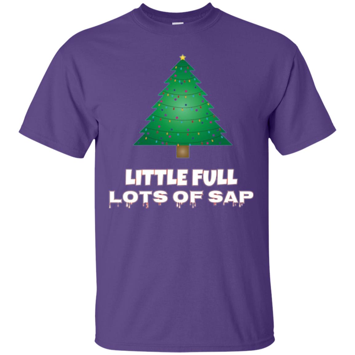 Christmas T-shirt Little Full Lots Of Sap Purple