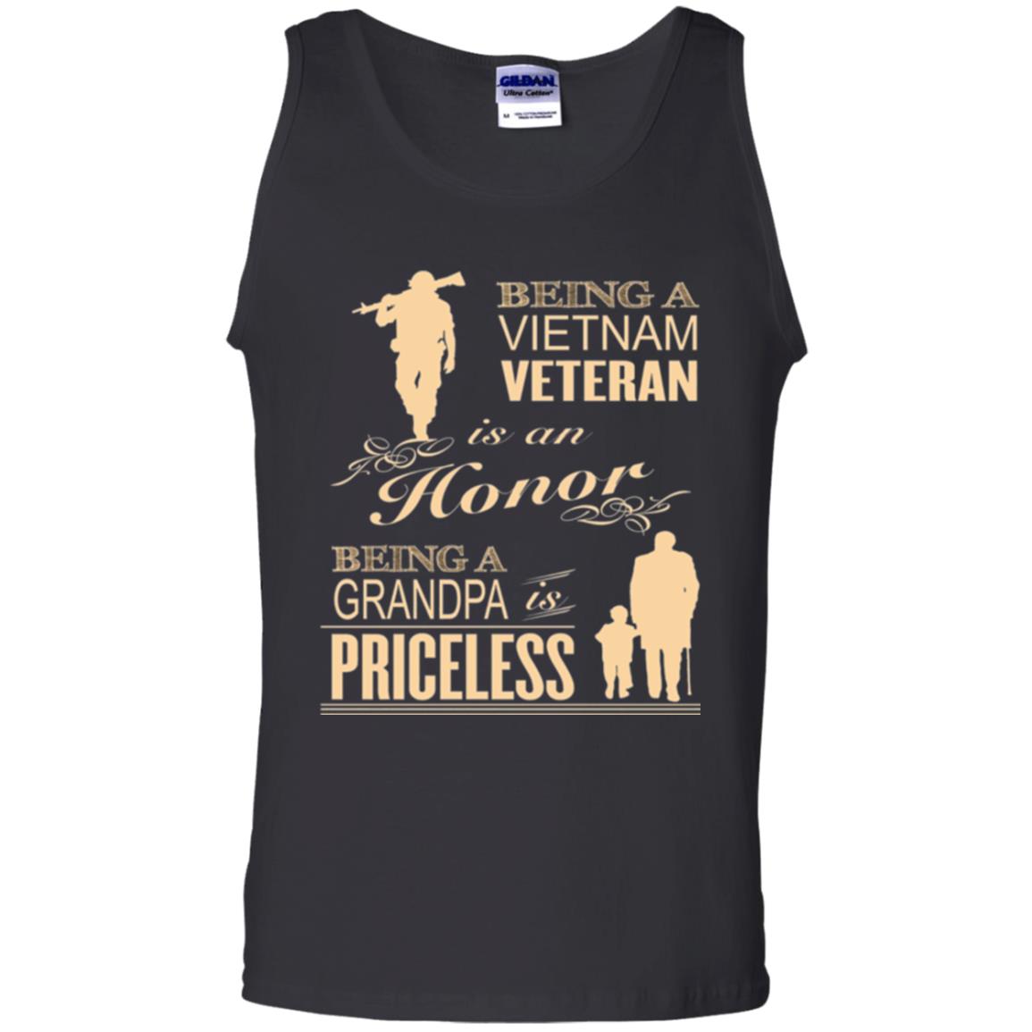 Veteran T-shirt Being A Vietnam Veteran Is An Honor Black