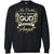 My Daddy Was So Amazing God Made Him An AngelG180 Gildan Crewneck Pullover Sweatshirt 8 oz.