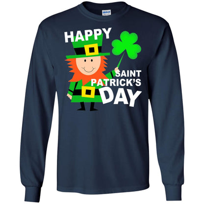 Teacher T-shirt St. Patrick's Day Navy