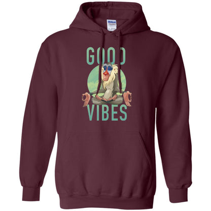 Rafiki Meditate Good Vibes T-shirt Maroon