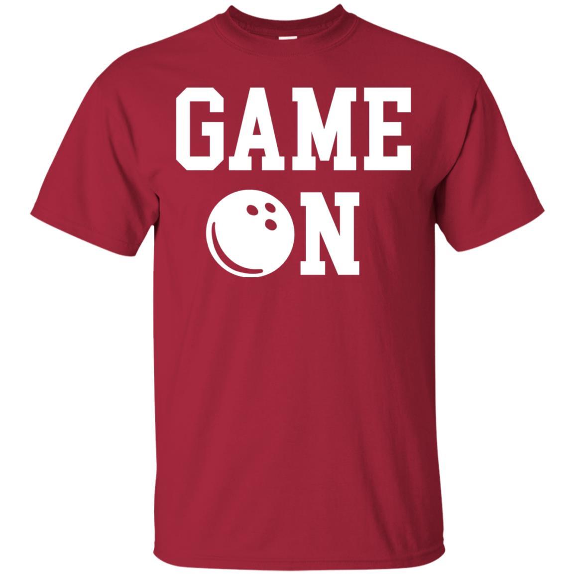 Bowler T-shirt Game On Bowling T-shirt Cardinal