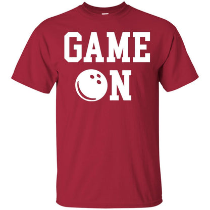 Bowler T-shirt Game On Bowling T-shirt Cardinal