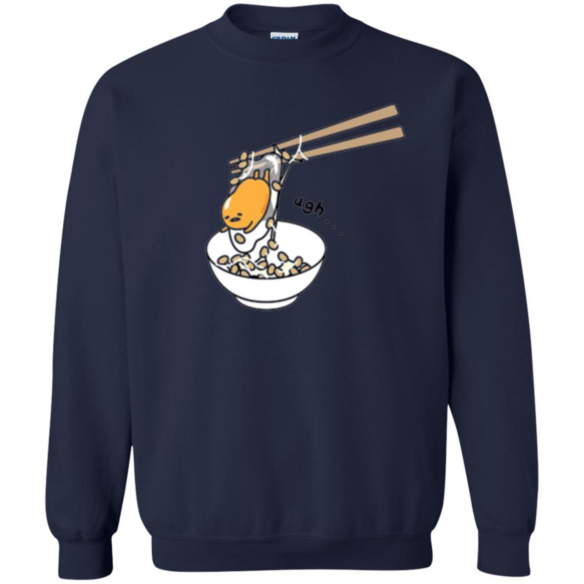 Cartoon T-shirt Gudetama Chopsticks Navy