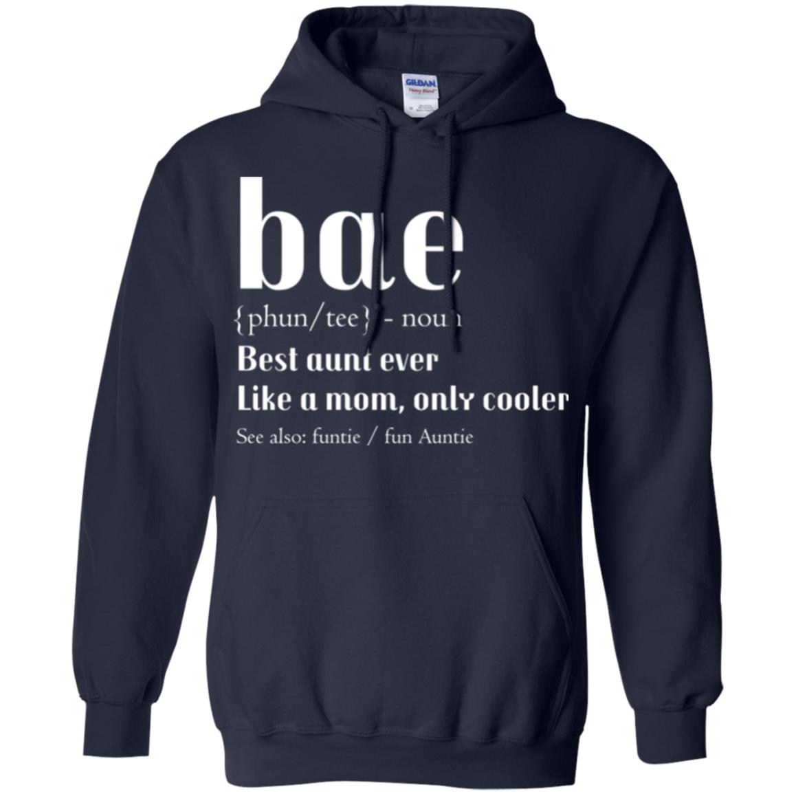 Aunt T-shirt Bae Best Aunt Ever Navy