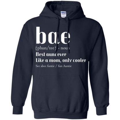 Aunt T-shirt Bae Best Aunt Ever Navy