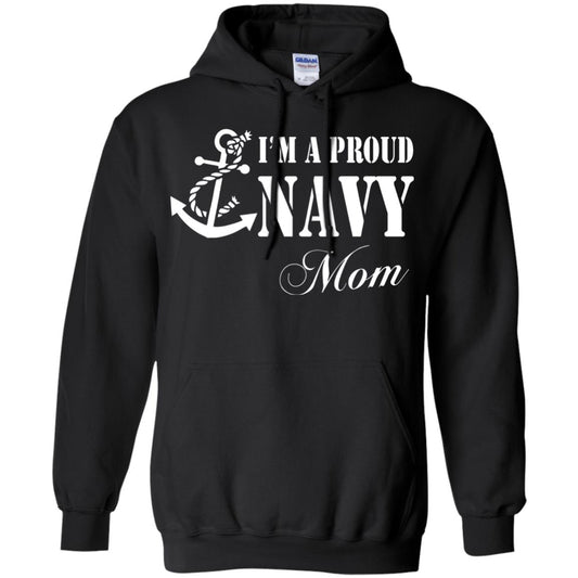 Pride Military Mother Shirt Im A Proud U.s. Navy Mom Black